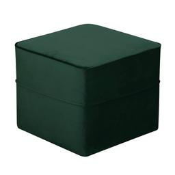 Pouf carré velours Oscar CAMIF EDITION