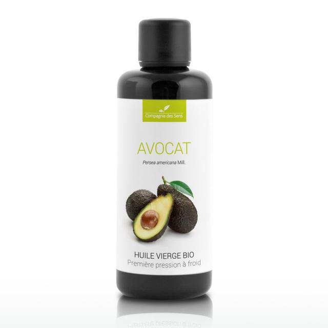 Avocat - Huile Végétale Vierge BIO - Flacon en verre - 100mL