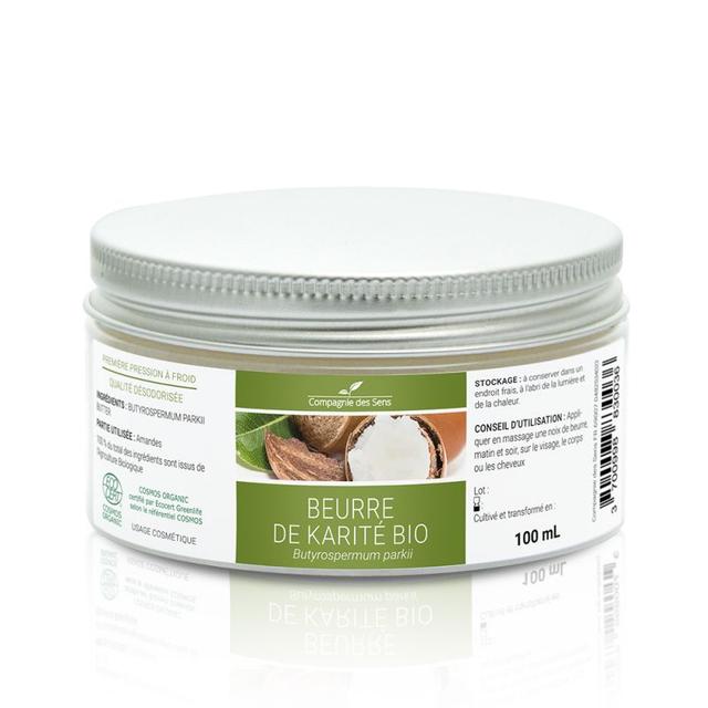 Beurre de Karité désodorisé - Beurre Végétal BIO - 100mL