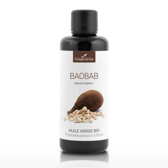 Baobab - Huile Végétale Vierge BIO - Flacon en verre - 100mL