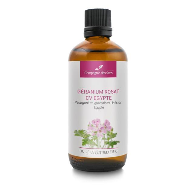 GÉRANIUM ROSAT CV EGYPTE  - Huile essentielle BIO - 100mL