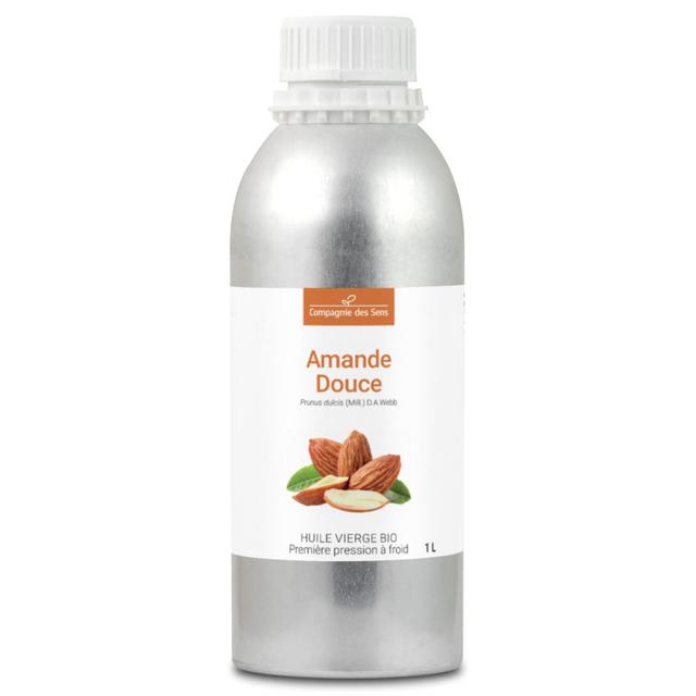 Amande Douce - Huile Végétale Vierge BIO  - 1L Alu