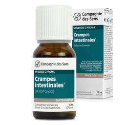 CRAMPES INTESTINALES - Huiles essentielles en solution buvable -