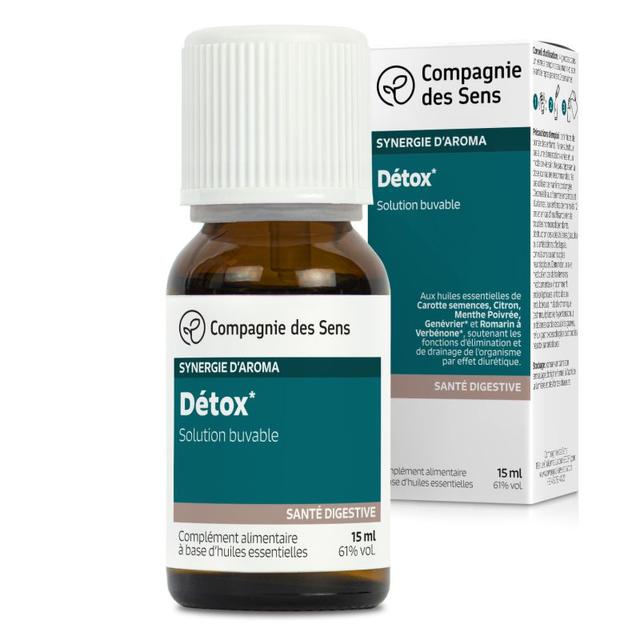 DÉTOX - Huiles essentielles en solution buvable - 15mL