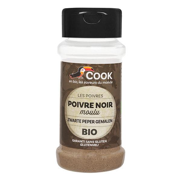 Poivre noir moulu bio 45g