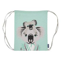 Sac à coulisse coton bio Koala écru