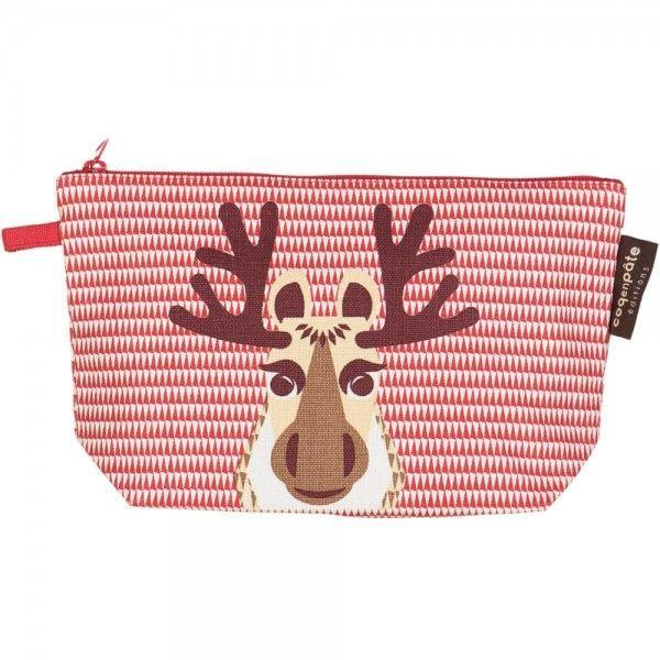 Trousse crayon ou make up rouge Caribou caribou