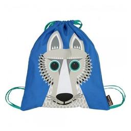 Sac de Gym Maternelle Loup Gris