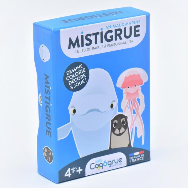 Jeu de cartes à créer Mistigri animaux marins