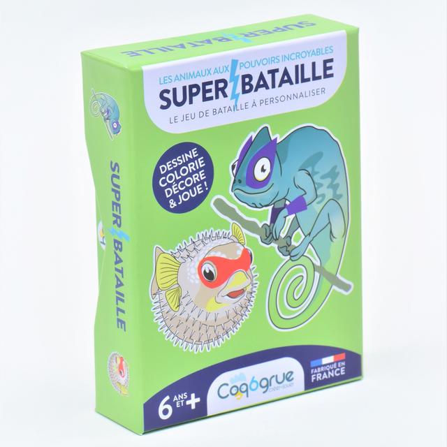 Jeu de cartes à créer Super bataille animaux incroyables