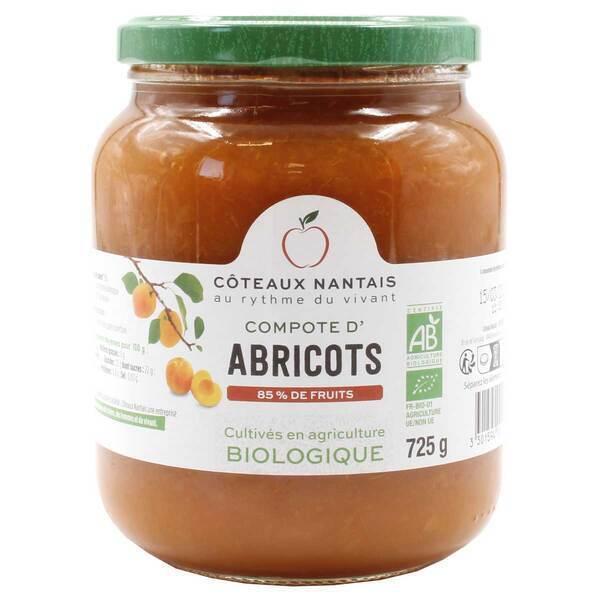 Compote d'abricots 725g