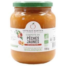 Compote de pêches jaunes 725g