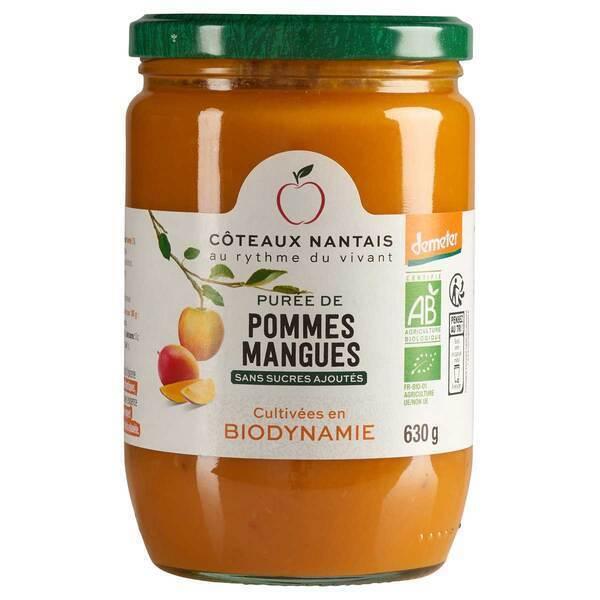 Purée pommes mangues 630g