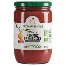 Purée pommes framboises 630g