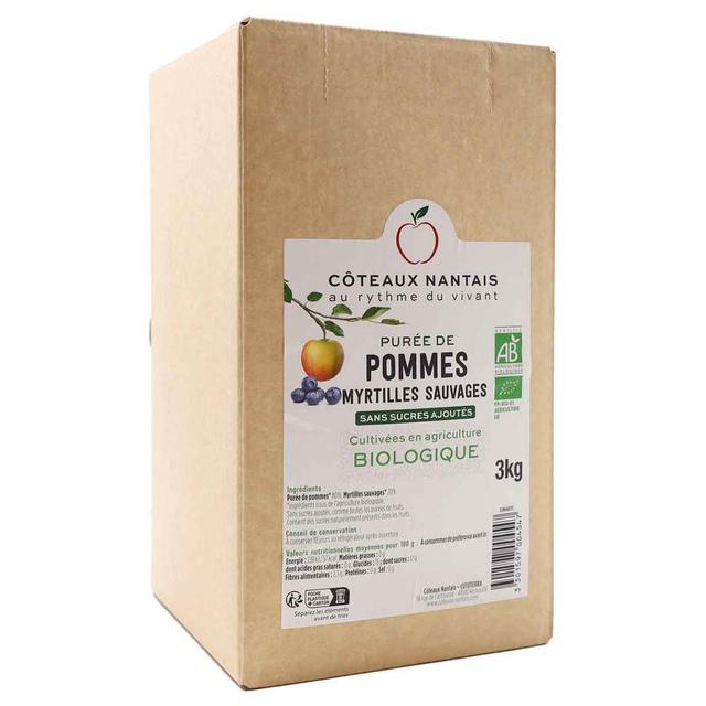 Purée pommes myrtilles 3kg