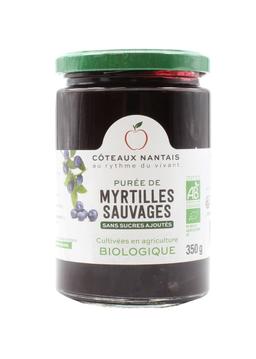 Purée de myrtilles sauvages 350g