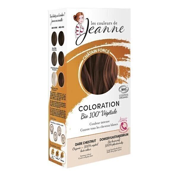 Coloration 100% végétale - Châtain foncé 2x50g