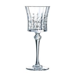 6 verres à pied 19cl - Verre ultra transparent au design vintage