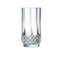 6 verres à eau 28cl - Verre ultra transparent au design vintage