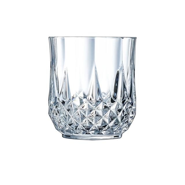 6 verres à eau 32cl - Verre ultra transparent au design vintage