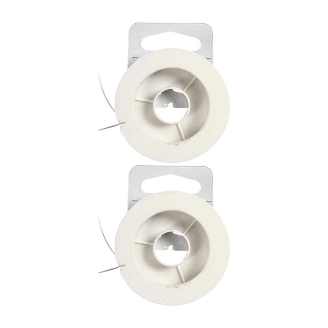 2 bobines de fil élastique transparent 10 m