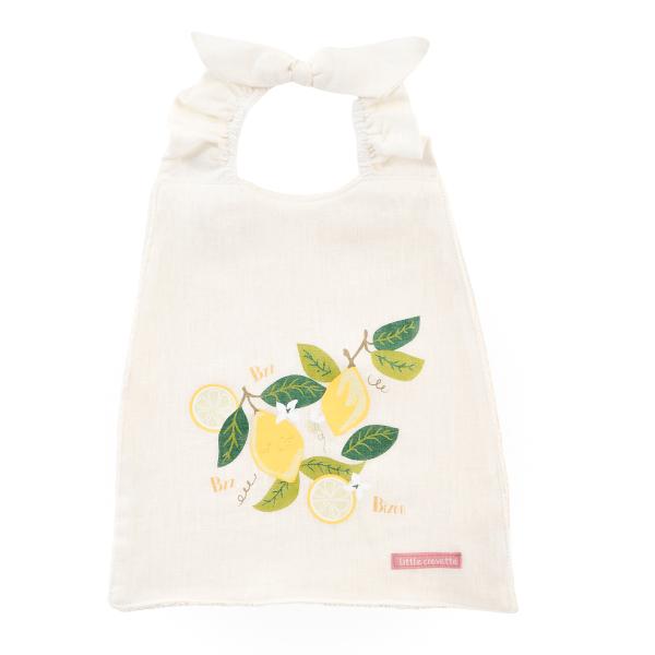 Serviette bavoir Citron