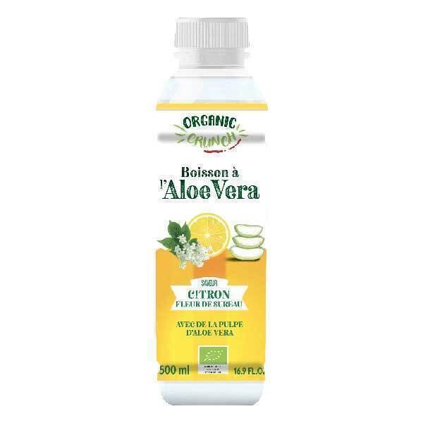 Boisson à l'aloe vera citron fleur de sureau 500ml