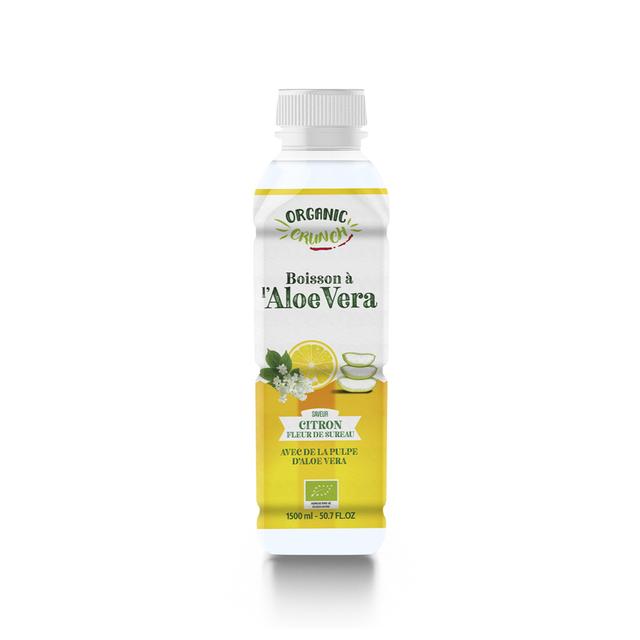 Boisson à l'aloe vera citron fleur de sureau 1,5L