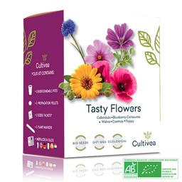 Mini Kit Graines Fleurs Comestibles BIO*