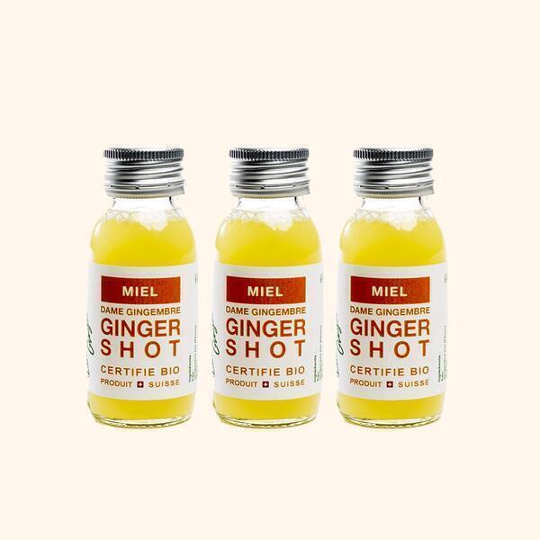 Shot de Jus de Gingembre & Miel Bio - 3 x 60ml