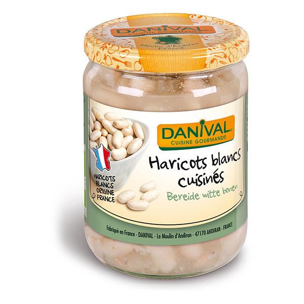 Haricots blancs cuisinés en bocal - 530g