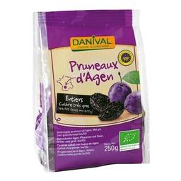 Pruneaux d'Agen entiers très gros calibre 44/55 250g bio