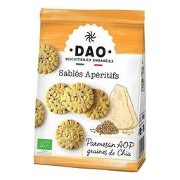 Sablés parmesan et graines de chia 100g