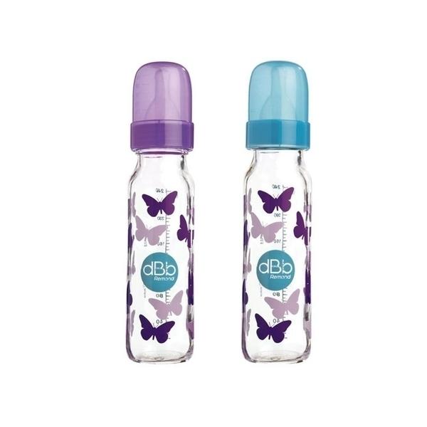 Biberon "papillons" 240ml - dBb Remond (2 coloris au choix)