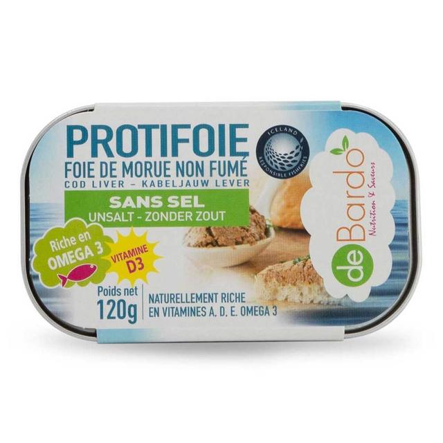 Foie de morue sans sel ajouté 120g