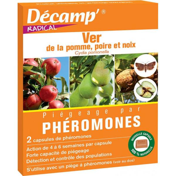 Phéromone contre le ver des pommes, poires et noix  (2 capsules)