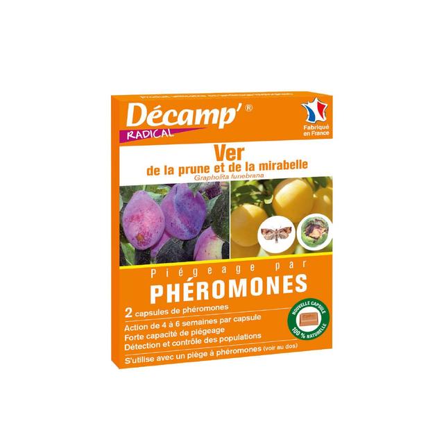 Phéromone contre le ver de la prune et de la mirabelle (2 capsul