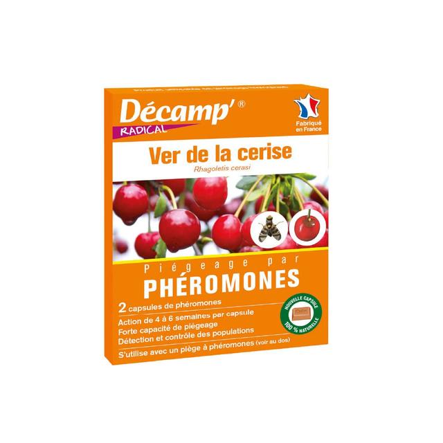 Phéromone contre le ver de la cerise (2 capsules)