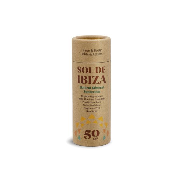 Sol De Ibiza Mineral Natural Stick - SPF50