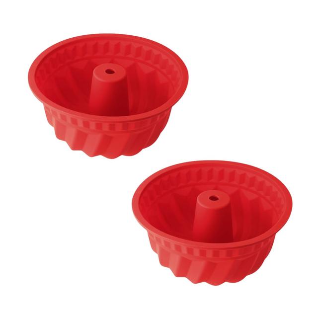 Lot de 2 moules à kouglofs en silicone 21,5 cm Dr. Oetker