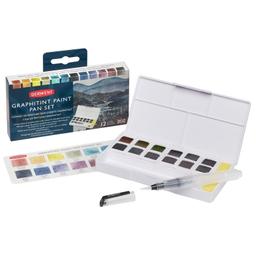 Coffret nomade d'aquarelle Graphitint - Couleurs graphites - 12