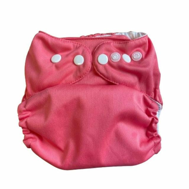 Couche lavable bébé So Easy, Taille Unique (3-15kg) - Corail