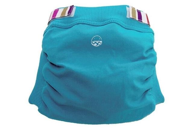 Couche Lavable Hybride Petit Pea , Taille L (10-16 kg)-Turquoise