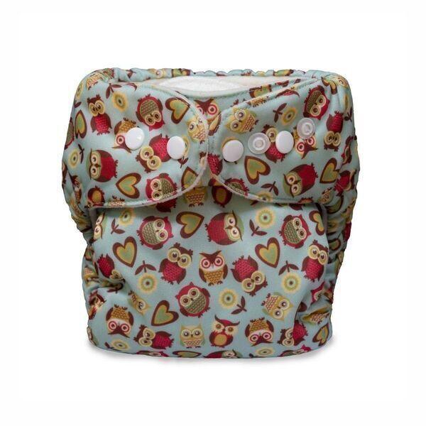 Couche lavable bébé Sweet Lili, Taille Unique 3-15kg - Hiboux