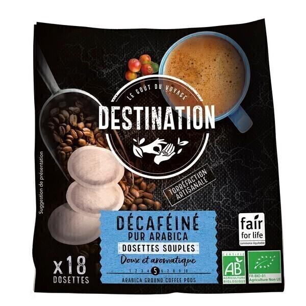 Café Bio Décafeiné 18 Dosettes SENSEO