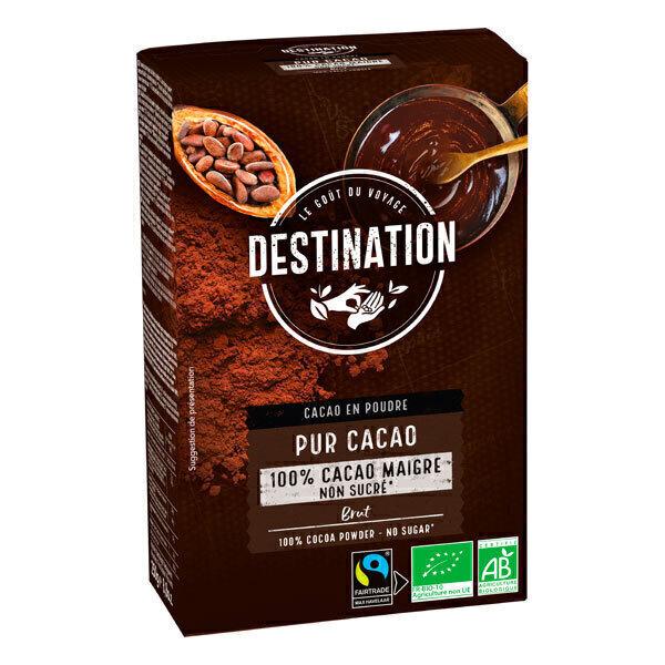 Pur cacao maigre en poudre sans sucre ajouté 250g