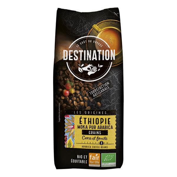 Café grain Moka pur arabica d'Ethiopie 1kg