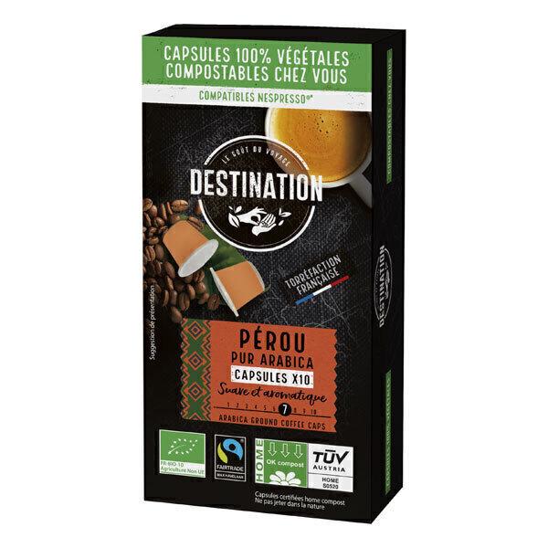 Pérou pur arabica Capsules x10