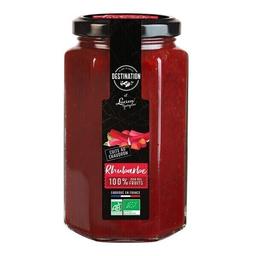 Confiture rhubarbe 100% fruits 300g Bio