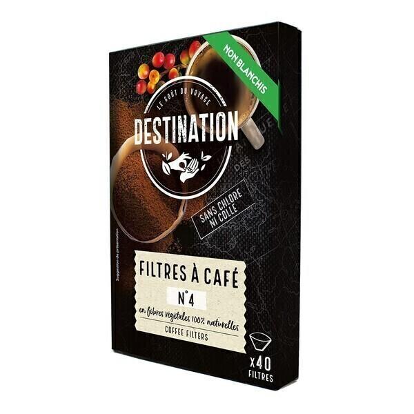 Filtres a Café n°4 degradables bruns x40 Bio